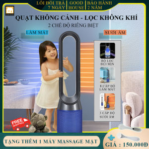 Quạt không cánh lọc không khí tích hợp sưởi ấm và làm mát 3 trong 1 công nghệ lọc HEPA cao cấp làm mát và sưởi ấm 8 chế độ bh 2 năm