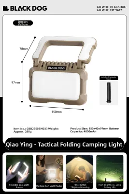 BLACK DOG | Camping Emergency Light Long Battery Life