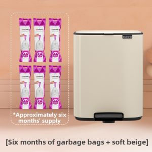 brabantia | Square Foot Pedal Trash Bin 12L