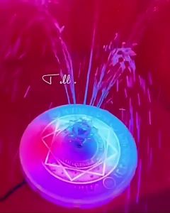 น้ำพูดกระชับ พลังงานแสงอาทิตย์ มีไฟเปลี่ยนสี รูปแบบ น้ำพูดกระชับ กระบวนการผสม น้ำพูดเข้ม น้ำพูดกระชับ ขนาดเล็ก สดใส น้ำพูดกระชับ ตกแต่งบ้าน รูน สี