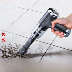 HELLOLEIBOO | Handheld Tile Grout Cleaning Vacuum Cleaner High Suction Power Household Decoration Small Size Powerful Cleaning Tool