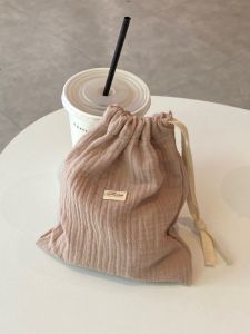 ถุงหูรูดสีพาสเทล มินิมอล แบบไม่มีซับใน ใส่ของใช้ชีวิตประจำวัน flure.bags