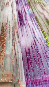 African Gilding Lace Fabric Brocade French Organza Tulle Jacquard Laces Fabric Satin for Sewing Nigerian Wedding Party F4096
