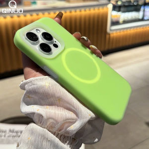 Luxury Chic Jelly Liquid Silicone For Magsafe Magnetic Case For iPhone 16E 16 15 14 13 12 11 Pro Max Plus Shockproof Matte Cover