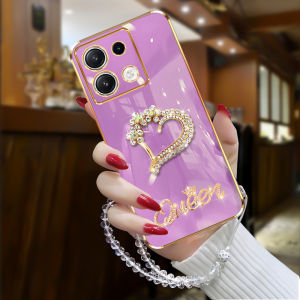 Xiaomi Redmi Note13 pro Phone Case Luxury High End Diamond Embedded Ultra Thin Anti-Fall Silicone Soft Shell Creative Trendy Individual