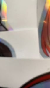 Stiker Hologram Gojo sotaru Jujutsu kaisen ukuran 8 cm