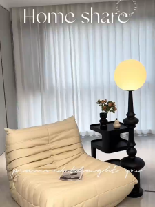 โคมไฟ LED ฐานเสากรีกแบบโบราณ โคมไฟตั้งพื้นสำหรับโซฟาห้องนั่งเล่น โคมไฟตกแต่งห้องนอน โคมไฟบรรยากาศสไตล์วินเทจ