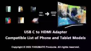 HDMI Adapter USB Type C MHL Cable Braided 4K HD Video Converter HDTV Cord for Projector Monitor TV Compatible HP Laptop MacBook