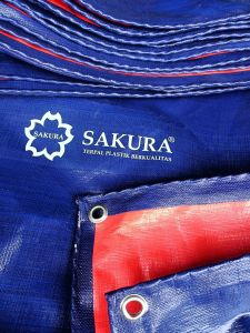 Terpal a12 sakura ukuran 4x4 4x5 4x6 4x7 4x8 4x9 4x10 4x12 5x5 5x6 5x7 5x8 5x9 5x10 6x6 6x7 6x8 6x9 6x10 8x8 bisa riques ukuran