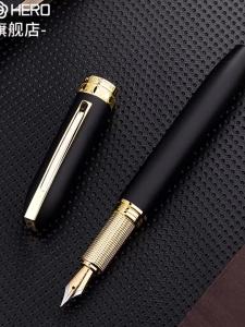 HERO | HERO E801 Bút Máy Rollerball Văn Phòng Chữ Ký Bút Viết Kim Loại Ngòi Tiêu Chuẩn Điểm 05mm