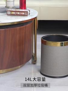 MOLORE | Large Capacity Double Layer Trash Can 14L