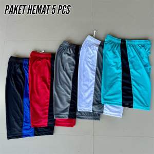 PAKET HEMAT! 5 PCS 44.000 CELANA PENDEK BOLA FUTSAL CELANA SEHARI-HARI NYAMAN ADEM LEMBUT