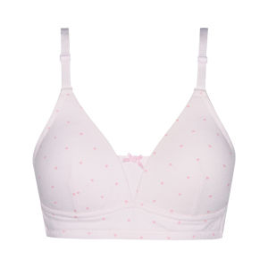 THREEGUN | Pure Cotton Comfortable Breathable Teenage Girls Underwear No Steel Ring Three Stage Development Innerwear Fixed Strap U Shape