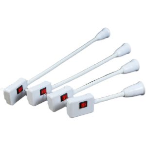 Đèn LED E27 Bedside Wall Lamp Socket Type Electric Control 220V Universal Lamp Holder Home Decorative Lighting Night Light