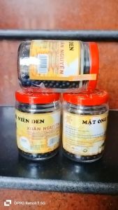 Mật ong nghệ viên đen Xuân Nguyên Hũ 100gr