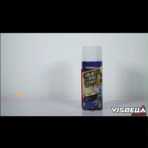 VISBELLA CARBURETOR & CHOKE CLEANER 450ML - สเปรย์ทำความสะอาดเครื่องยนต์ น้ำยาล้างคราบ 450มล ราคาต่อ 1 ขวด