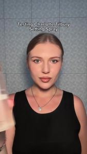 Xịt Khoá Phấn Trang Điểm Charlotte Tilbury Dưỡng Ẩm Kiểm Soát Dầu Lượng Dầu Dính Lâu Trôi Chống Thấm Nước Hiệu Ứng Lì Tự Nhiên Dưỡng Ẩm Làm Mát