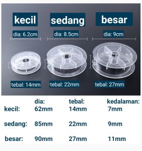 ROLL SENAR GULUNGAN SENAR BAHAN PLASTIK