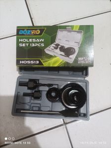 Hole Saw set 13pc / Mata bor Lubang Kayu / Gypsum