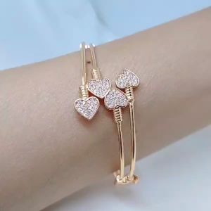 Gelang Tangan Bangle Wanita Aksesoris Fashion Awet Tahan Lama Anti Karat Cocok Untuk Harian G5-10I