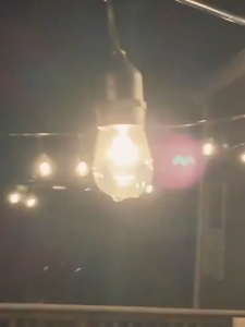 สายไฟห้อยระย้า ขั้วE27 5-50เมตร พร้อมหลอดแบรนด์Green LED ไฟ 220v สายระย้า LED 3W หลอดปิงปอง