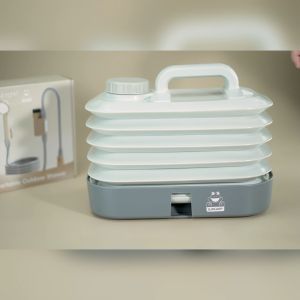 Folding 2-in-1 Collapsible Camping Water Container 10L Portable Bucket & Camping Water Jug with Spout - Water Storage Containers BPA Free Camping Cooking Carrier Jug for Water Pack for Hiking & Emergency Water Pouches