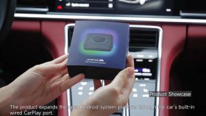 Wireless Carplay Android Auto AIกล่องทีวีบลูทูธอัจฉริยะโมดูลWiFi 2.4 + 5G Android 13.0 8 + 128GB/4 + 64GB