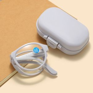 JN IMPRESSION แว่นตาอ่านหนังสือสปริงพับเก็บได้แบบ HD ใหม่ทันสมัยและสะดวกแว่นตาอ่านหนังสือผู้สูงอายุแว่นตาอ่านหนังสือกันสีฟ้าแว่นอ่านหนังสือน้ำหนักเบา