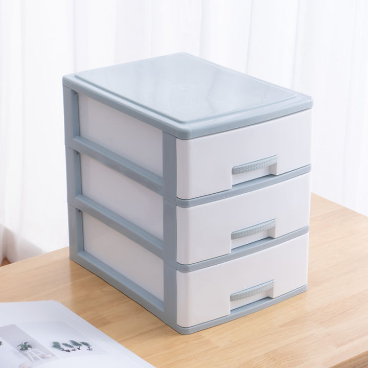 Desktop A4 Paper Storage Box Plastic Drawer Storage Office File