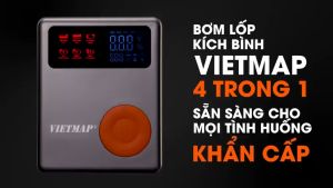 Bơm lốp kích bình Vietmap DK-MF139 đa năng kết hợp 4 trong 1 - Hàng chính hãng