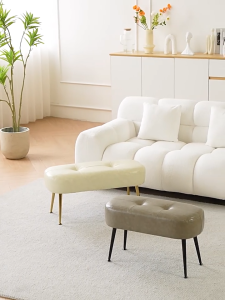 BMZAR Ghế Đẩu Dài Ghế sofa Ghế gác chân Ghế thay giày ghế dài hiện đại có đệm mề Da chống thấm nước và chống bụi bẩn