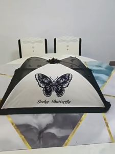 2025New Food Cover Foldable 全网最低价 Tudung Saji Penutup Makanan Dish Cover Portable Anti-flies Food Cover 厨房蓋菜罩防苍蝇 菜盖食物罩 饭菜罩子