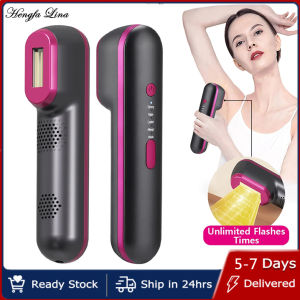 Hengfa Lina Laser Epilator Painless Hair Remover for Ladies Depilation Bikini Body Facial Legs Arms Back Armpits Women Men Removal Permanent