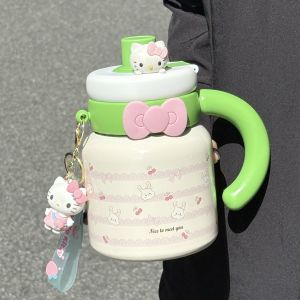 Cốc Nước Giữ Nhiệt Dung Tích Lớn Dễ Thương Cho Nữ Cốc Nước Giữ Nhiệt Có Ống Hút Dễ Thương Cốc Nước Giữ Nhiệt Bụng Lớn 2025 Mẫu Mới