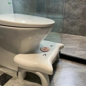 Foldable Toilet Stool Footrest
