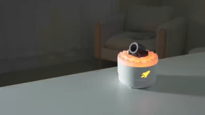 Creative Large Capacity Colorful Volcanic Artificiail Cannon Fragrance Machine Home Desktop Humidifier USB Powered