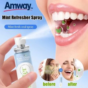 Amway Glister Mint Flavored Oral Freshener Spray Long-Lasting Antibacterial Long-Lasting Freshness Mint Refresher Mouth Spray