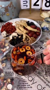 Ginseng Ten Treasure Tea/Ten Great Tonic Tea Ginseng Ten Treasures Tea/Nutritional Tea/Mulberry