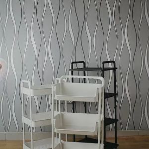 LEORA DEEP 5 Susun Rak Susun Serbaguna Rak Sudut Rak Plastik Rak Buku Rak JUMBO Rak Sepatu Rak Piring Rak Penyimpanan Rak Dapur Rak Toilet Rak Bumbu Troli Salon Dengan Roda Gratis Kait