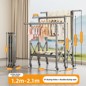 Hotata | Adjustable Height & Length Drying Rack