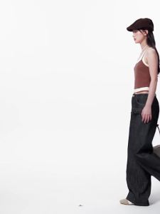 Retro Two-Piece Style Women Jeans