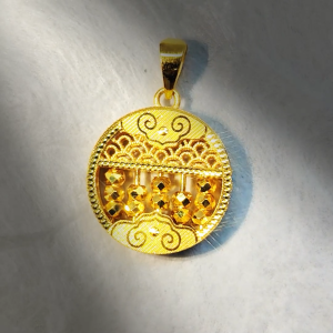 MJ Jewellery 916/22K Gold Abacus Pendant B323