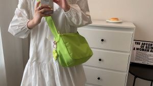 Perfect Choice Valentina Casual Shoulder Bag Simple Color Canvas Bag for Women