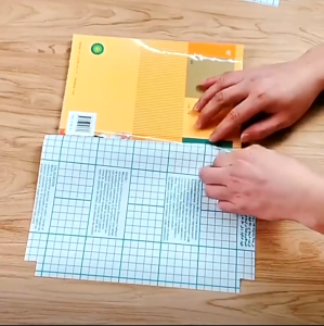 Buy 10 get 10 Sheets Transparent Self-adhesive Book Wrap Protective Cover L Waterproof Film Diamond Wrapper