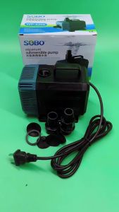 จัดส่งตลอด 24 ชั่วโมง SOBO ปั๊มน้ำตู้ปลา 75W 3500L/H ปั๊มสะเทินน้ำสะเทินบก ปั๊มน้ำ WP-4200/5200 ใช้สำหรับหมุนเวียนกรองและปั๊มแลกเปล ความเร็วการไหลที่ปรับได้ บ่อปลา ทำน้ำพลุ น้ำตก บ่อปลาปั๊มน้ำหมุนเวียน