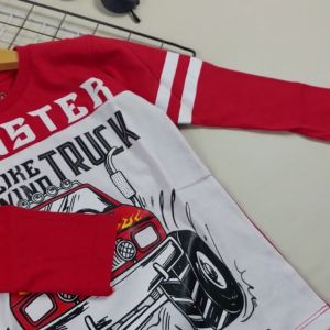 (4-6 tahun) Kaos Lengan Panjang Oblong Anak Sablon Katun Combed CMGKIDS
