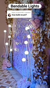 Fairy Lights Road Lead Props 5-Heads LED Romantic Bendable Lights for Christmas Wedding Background