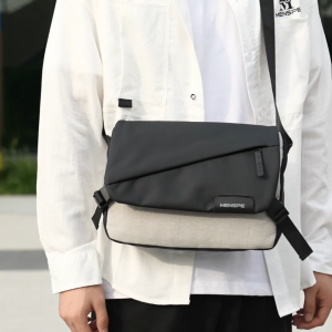 MENSPE Men Bags Fashion Shoulder Bag Cross Body Bag Leisure Messenger Bag Splicing Contrasting Colors Large Capacity Sling Bag Lightweight Casual Bag Men Fashion Leisure Bag Oxford Waterproof for Sport Street Travel Outdoor