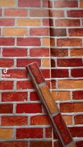 Wallpaper Dinding Motif Bata Merah & Sticker Dinding Murah - Beli 3 Gratis 1