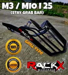 RACK X MONORACK FOR MIO GEAR 125 (STAY GRAB BAR) GRILL